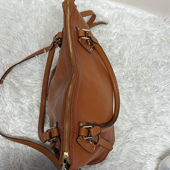 Kattee Genuine Leather Tote Bag Large Brown Designer Minimalist Chic Versatile - Picture 4 of 11